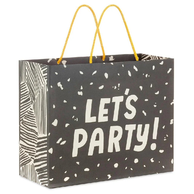 Hallmark : 7.7" Horizontal Let's Party Medium Gift Bag