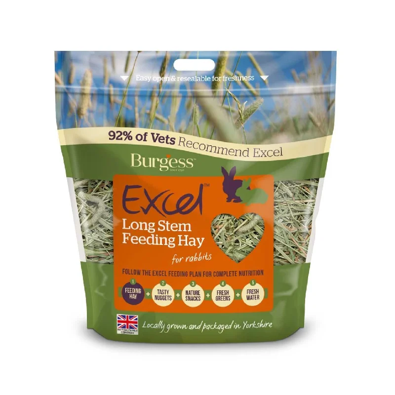 Burgess Excel Long Stem Feeding Hay 1kg