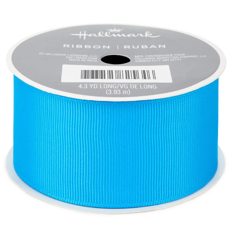 Hallmark : 1.5" Bright Blue Grosgrain Ribbon, 12.9'