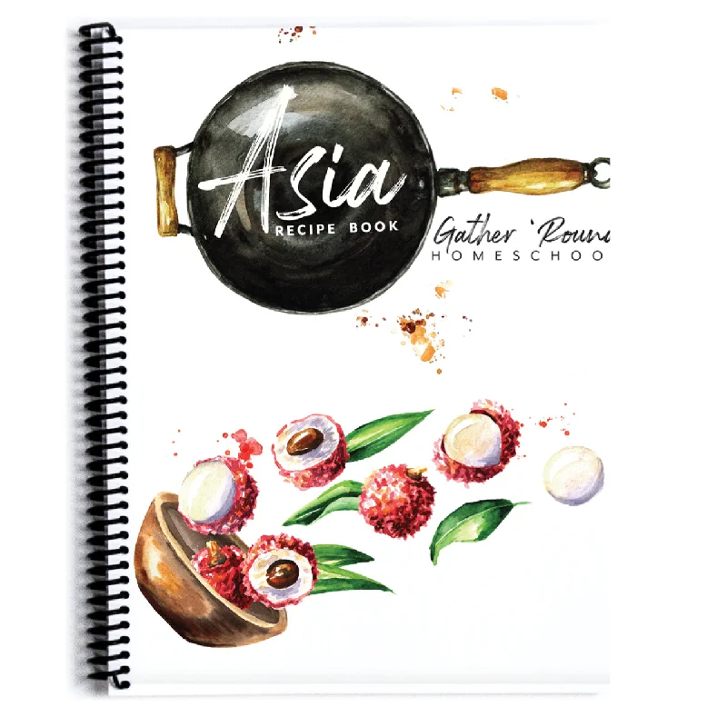 Asia Printed Recipe Book