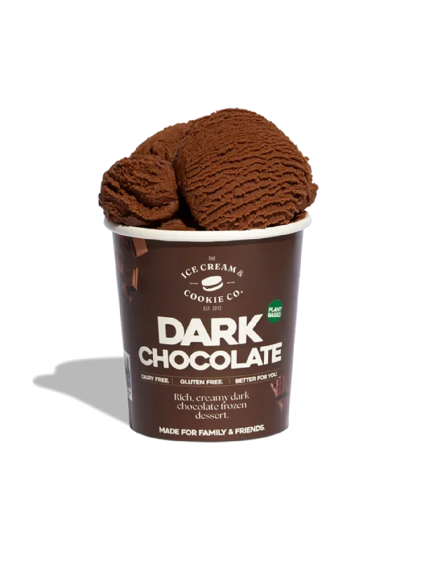 ICE CREAM & COOKIE CO PB DARK CHOCOLATE 473ML