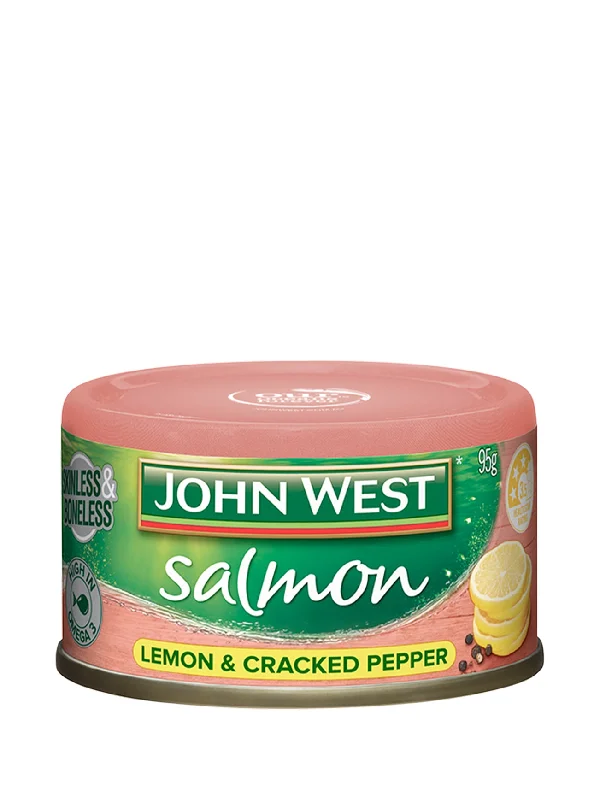 JOHN WEST SALMON TEMP LEMON & C.PEPPER 95G