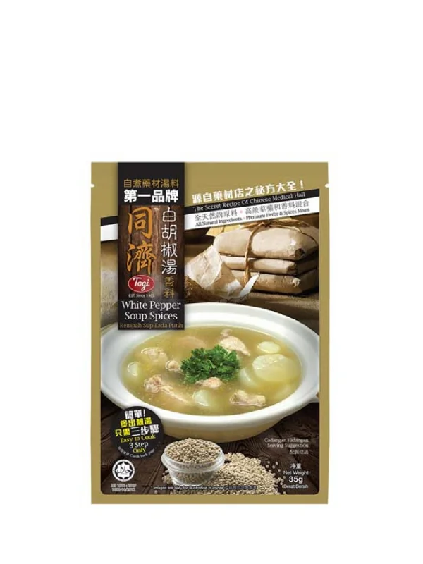 TOGI WHITE PEPPER SOUP SPICES 35GM