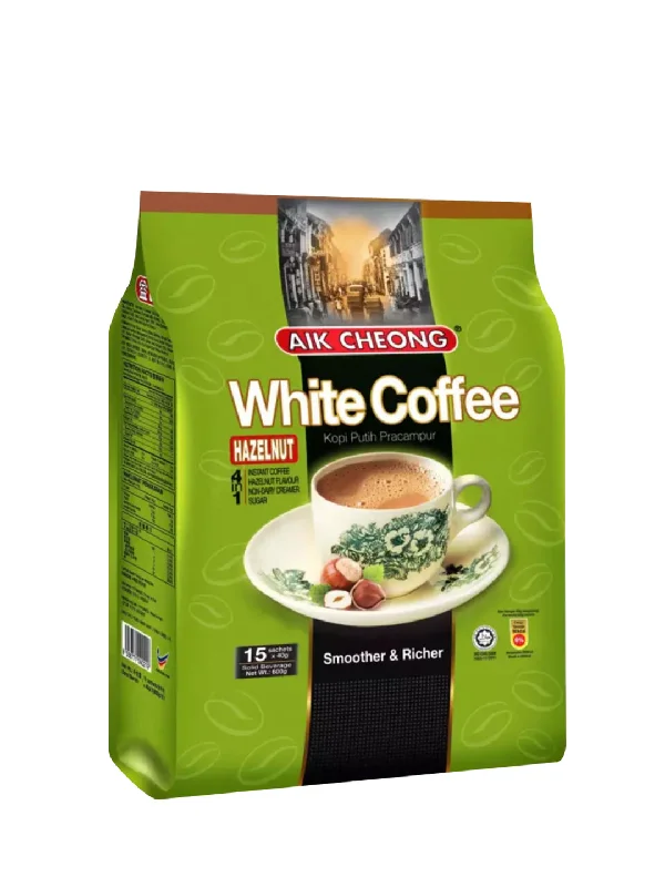 AIK CHEONG WHITE COFFEE HAZELNUT 12X38G