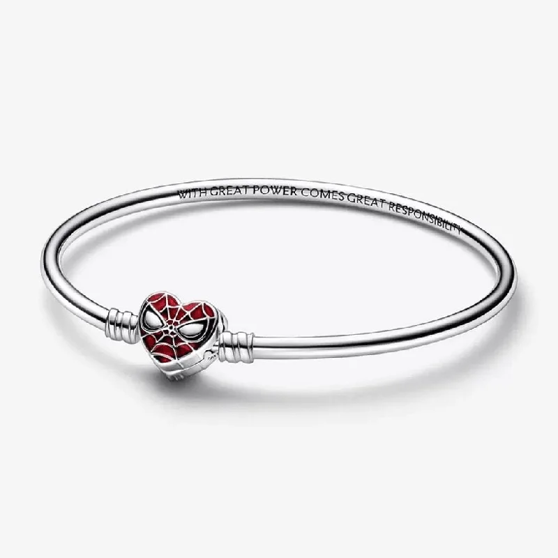 PANDORA : Pandora Moments Marvel Spider-Man Mask Clasp Bangle