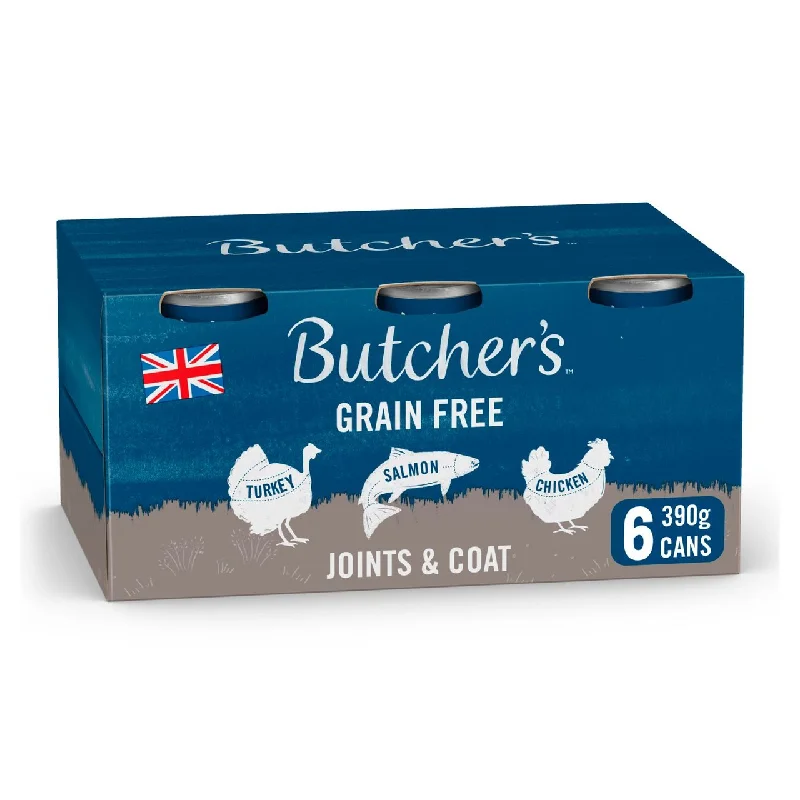 Butcher's Joints & Coat Dog Food Tins 6 x 390g