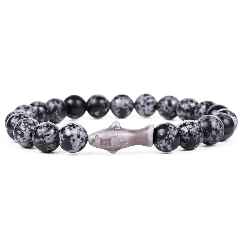 Fahlo : The Voyage Bracelet - Shark-Tracking Bracelet in Ocelli Stone