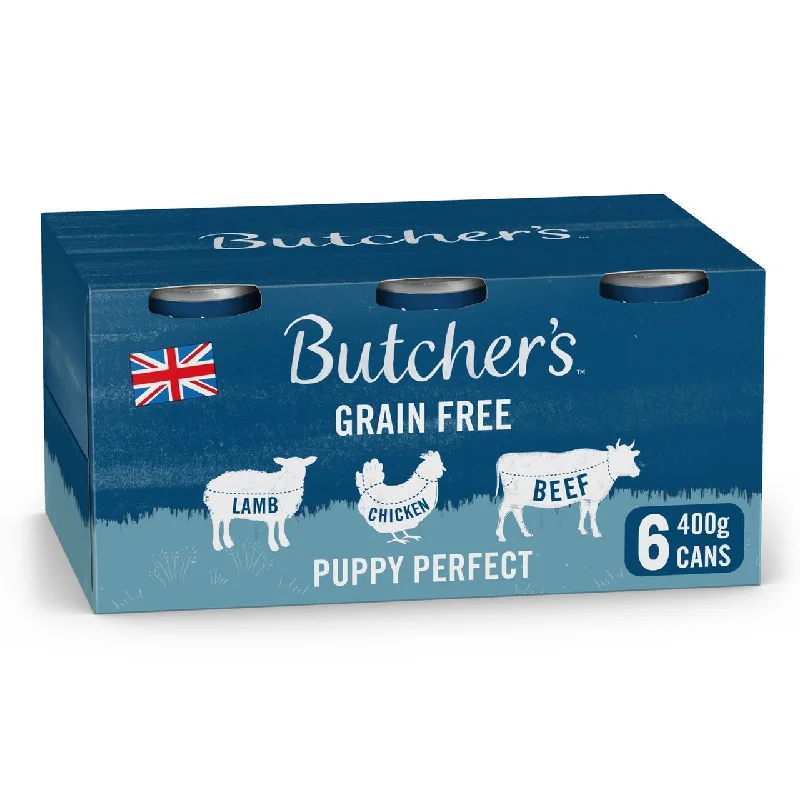 Butcher's Puppy Perfect Dog Food Tins 6 x 400g