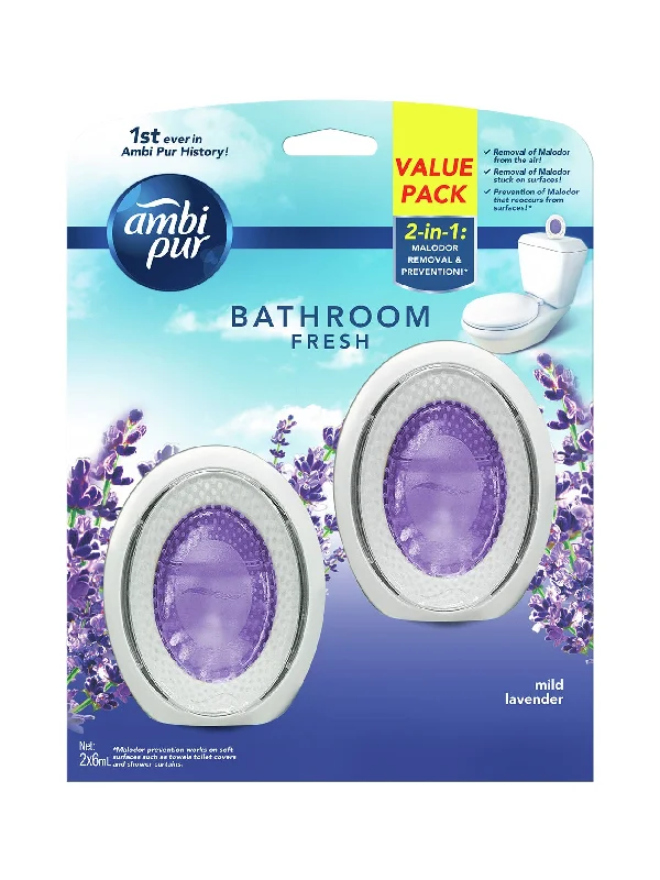 AMBI PUR BATHROOM FRESH MILD LAVENDER 2X6ML