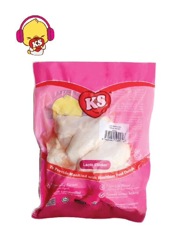 KS LACTO ORGANIC CHICKEN WING 500G