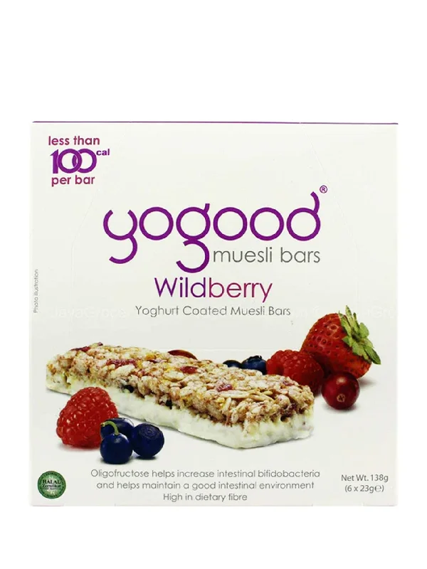 YOGOOD WILDBERRY YOGHURT MUESLI BAR 138G