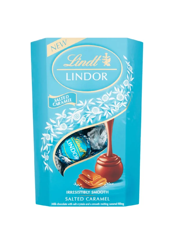 LINDT LINDOR SALTED CARAMEL 200G