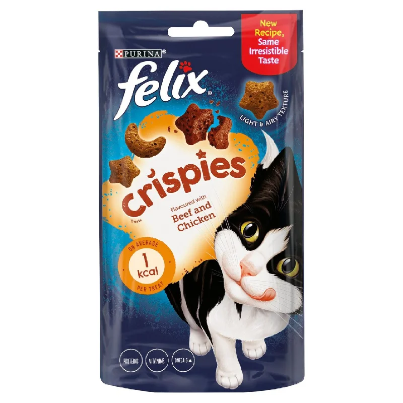 Felix Crispies Cat Treats Beef and Chicken 45g