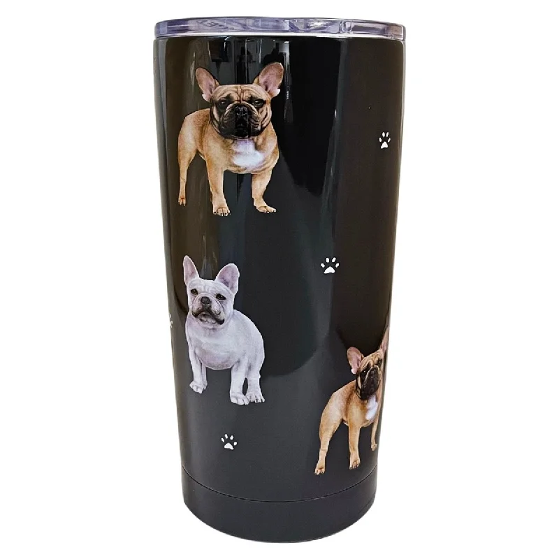 French Bulldog Stainless Steel 16 Oz. Tumbler