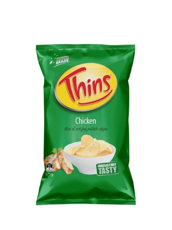 THINS POTATO CHIPS CHICKEN 175G