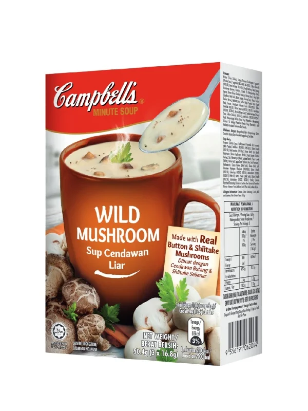 CAMPBELL'S INST WILD MUSHRM SOUP 3X16.8G