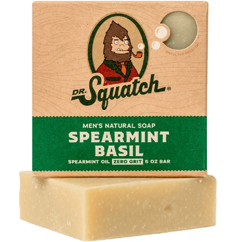 Dr. Squatch : Men's Spearmint Basil Bar Soap