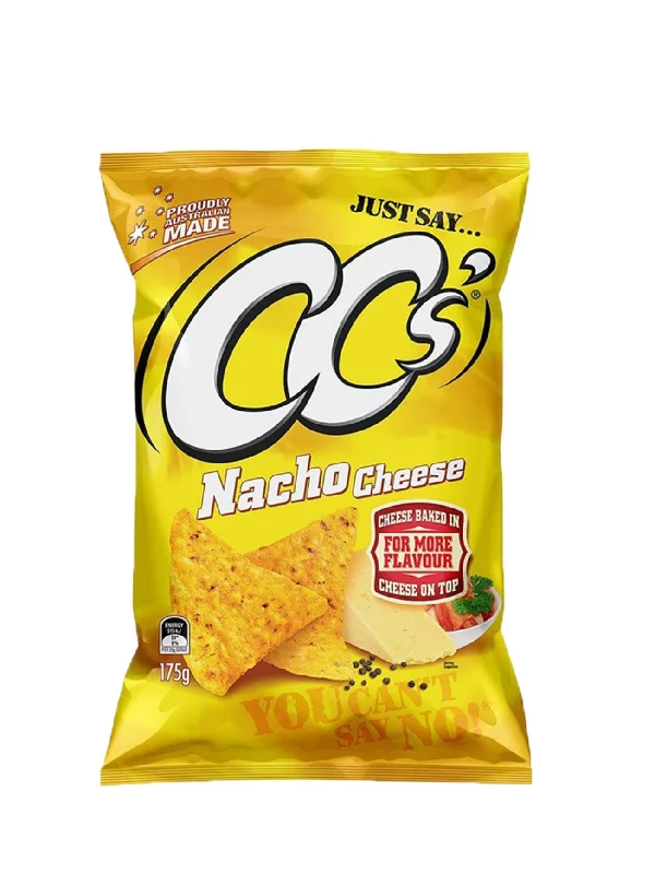 CC'S CORN CHIPS NACHO CHEESE 175G