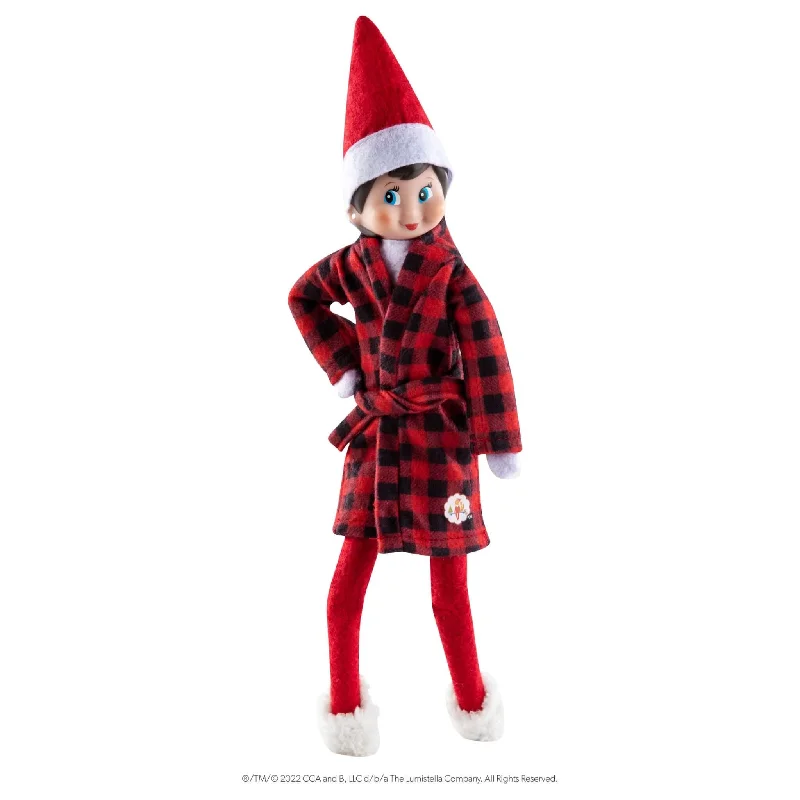 Claus Couture Collection® Cozy Robe and Slippers (Scout Elf Clothes)