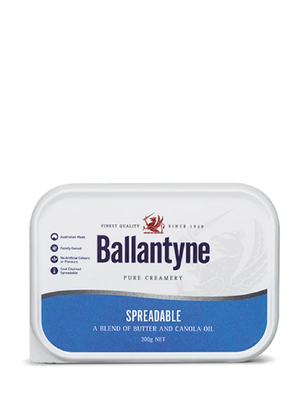 BALLANTYNE SPREADABLE BUTTER 200GM