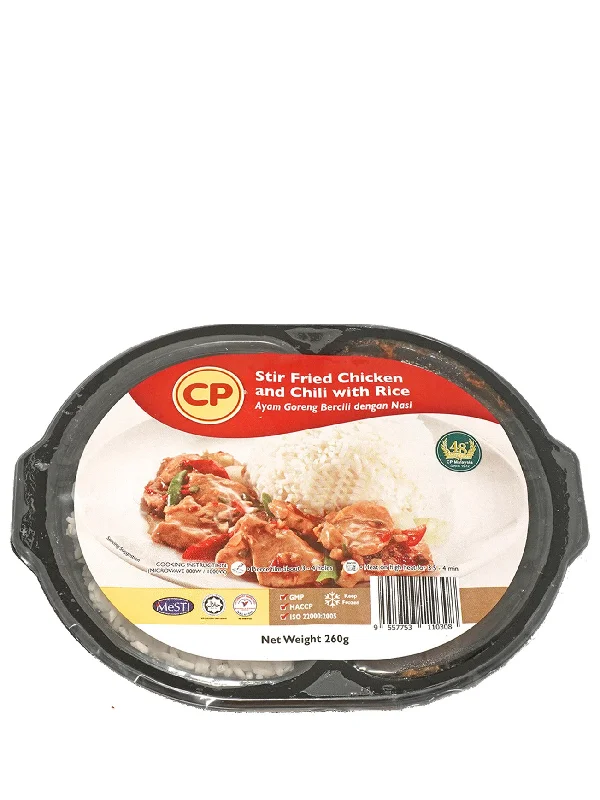 CP STIR FRIED CHICKEN&CHILLI WITH RICE 260G