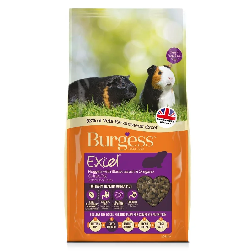 Burgess Excel Guinea Pig Blackcurrant and Oregano 10kg