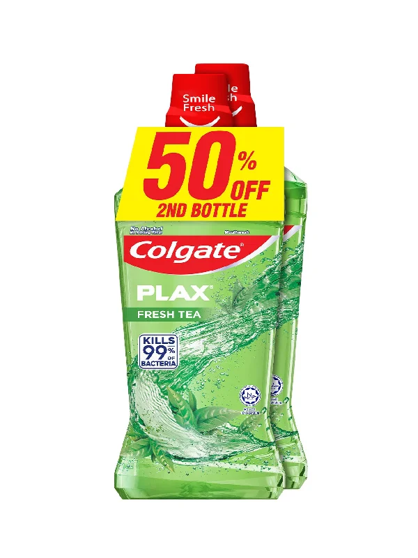 COLGATE PLAX FRESH TEA 750ML VALUE PACK