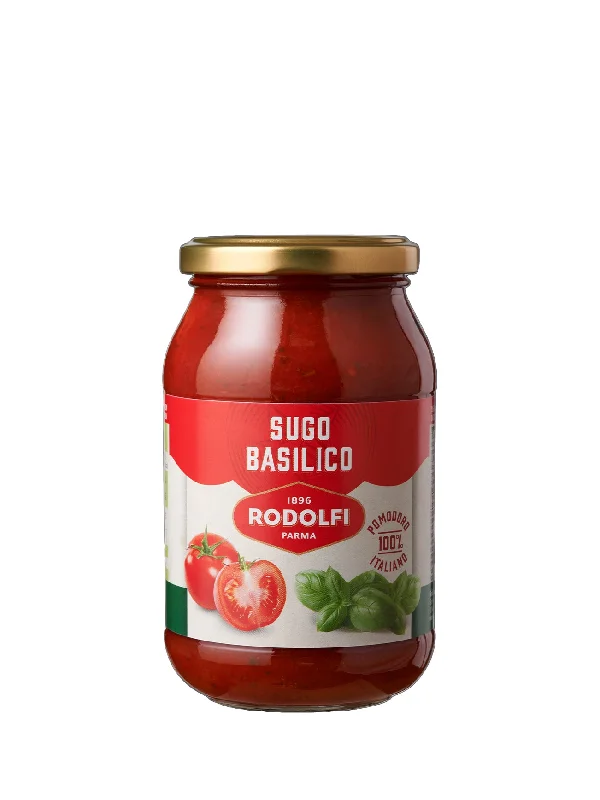 RODOLFI BASILICO PASTA SAUCE GLASS 400G