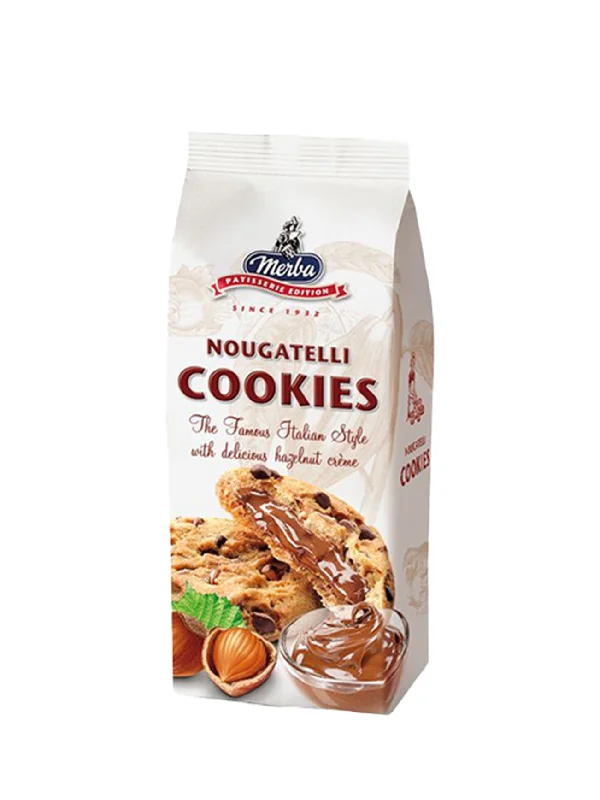 MERBA PATISSERIE NOUGATELLI COOKIES 200G