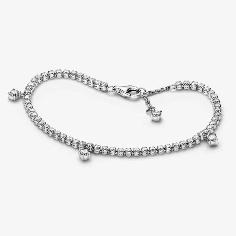 PANDORA : Sparkling Drops Tennis Bracelet