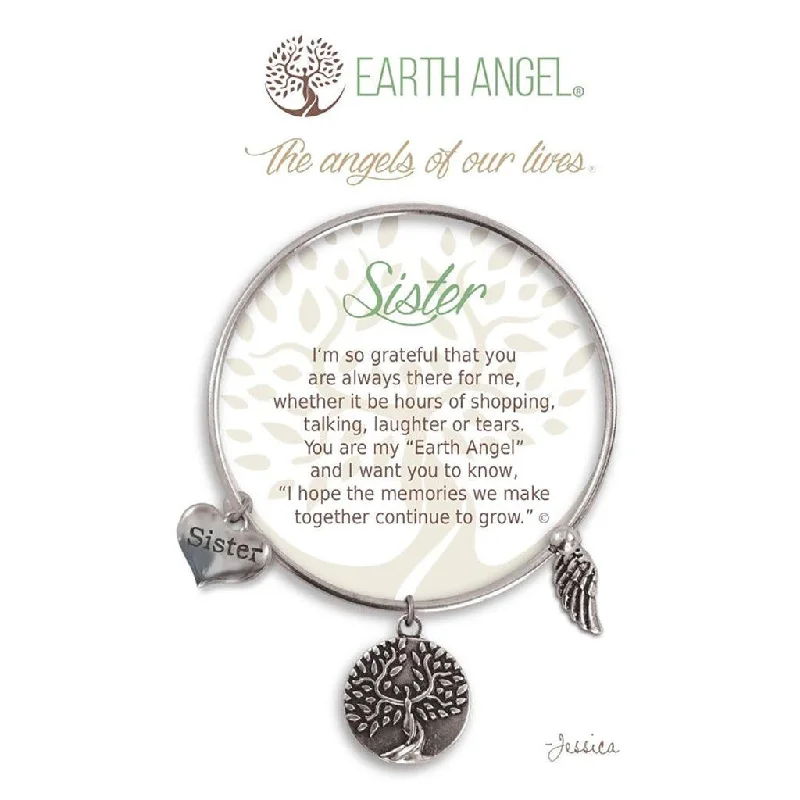 Earth Angel : Sister Bracelet in Silver