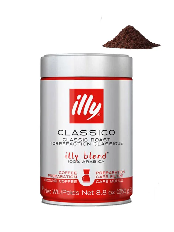 ILLY CLASSIC ROAST FILTER COFFEE 250G