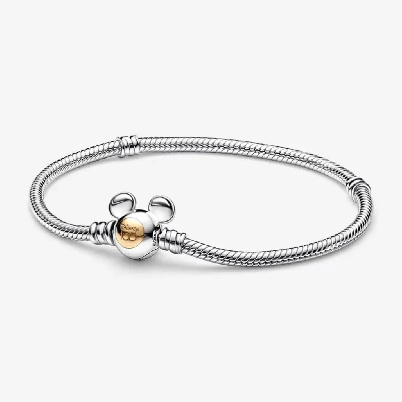 PANDORA : Disney 100th Anniversary Moments Snake Chain Bracelet