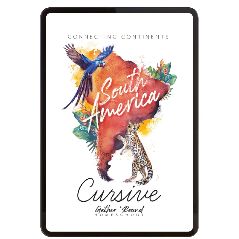 South America Cursive Writing Digital Book