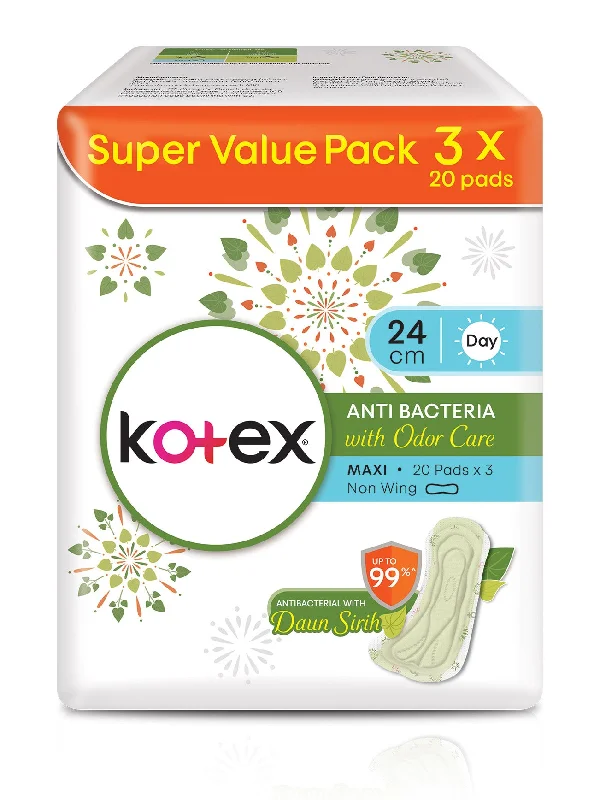 KOTEX NATURAL CARE MAXI ANTI BACTERIA 3X20S