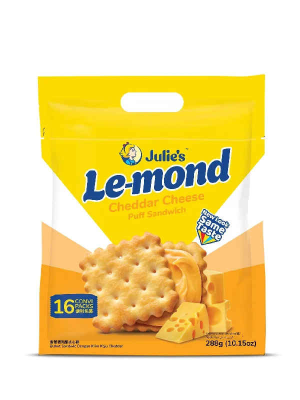 JULIE'S LE-MOND CHEESE CHEDDAR 288G