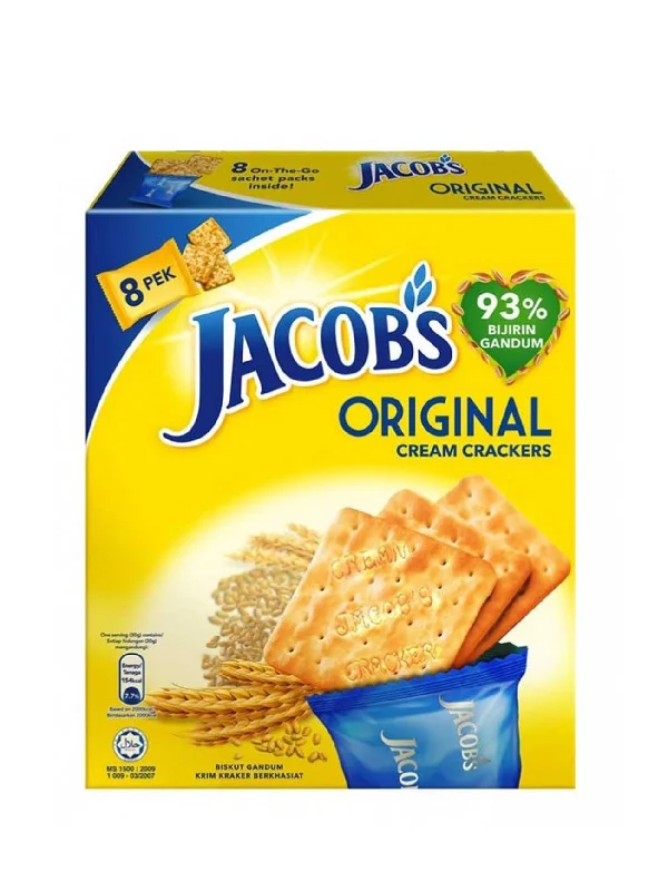 JACOB'S CREAM CRACKER MULTIPACK 216G