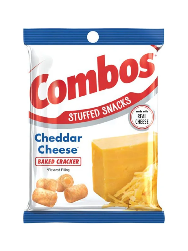 COMBOS CHEDDAR CHEESE CRACKERS 6.3 OZ