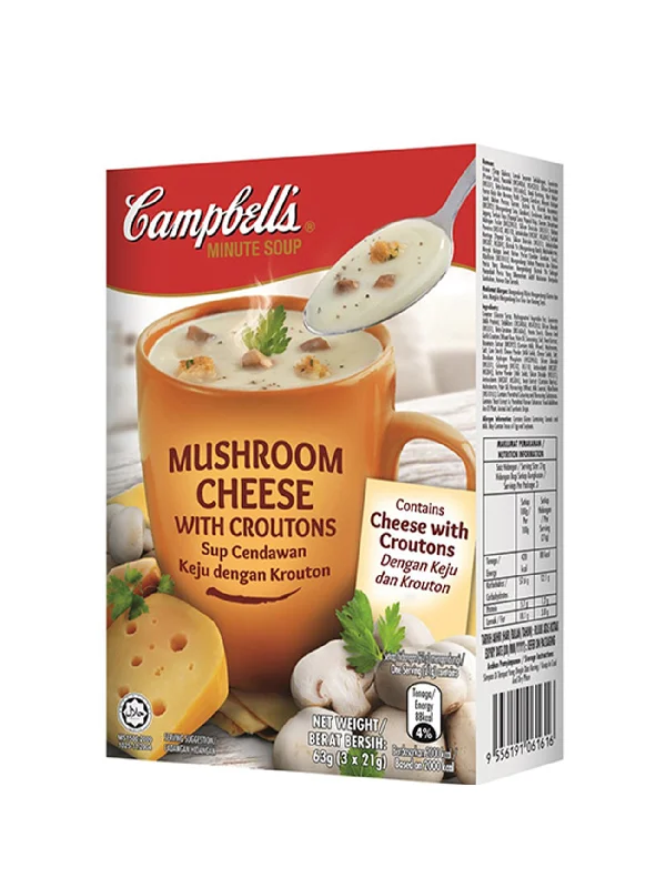 CAMPBELL'S INST MUSH CHEESE W CROUTONS 3X21G