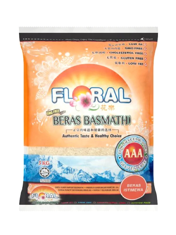 FLORAL PREMIUM BASMATHI RICE 5KG