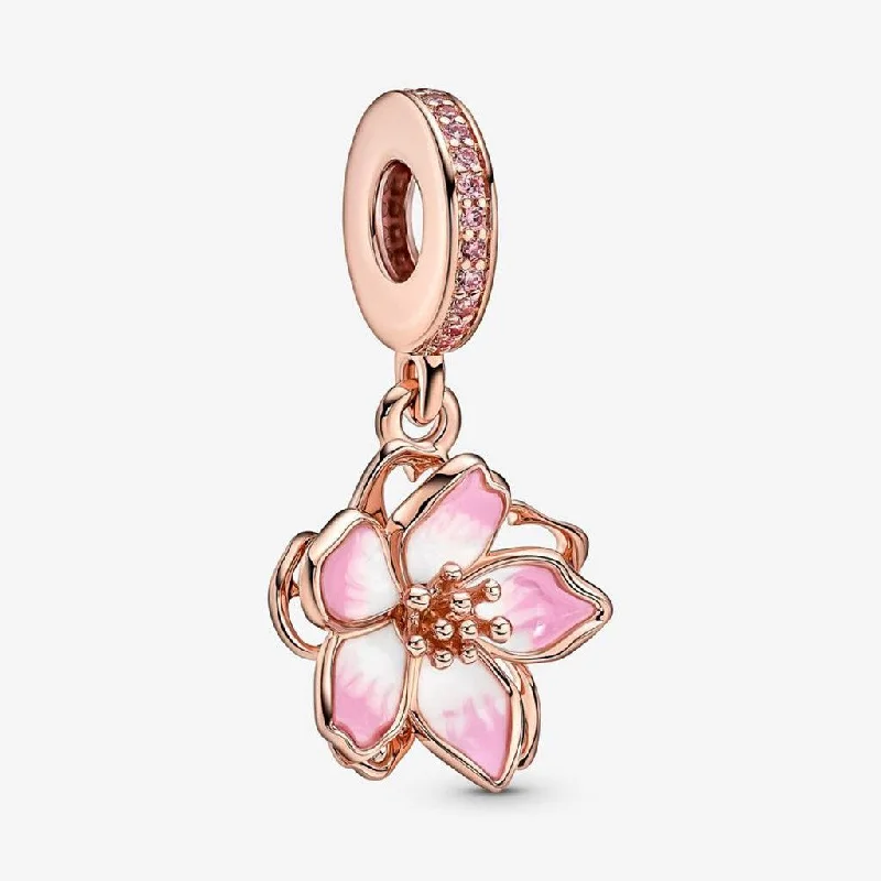 PANDORA : Cherry Blossom Dangle Charm