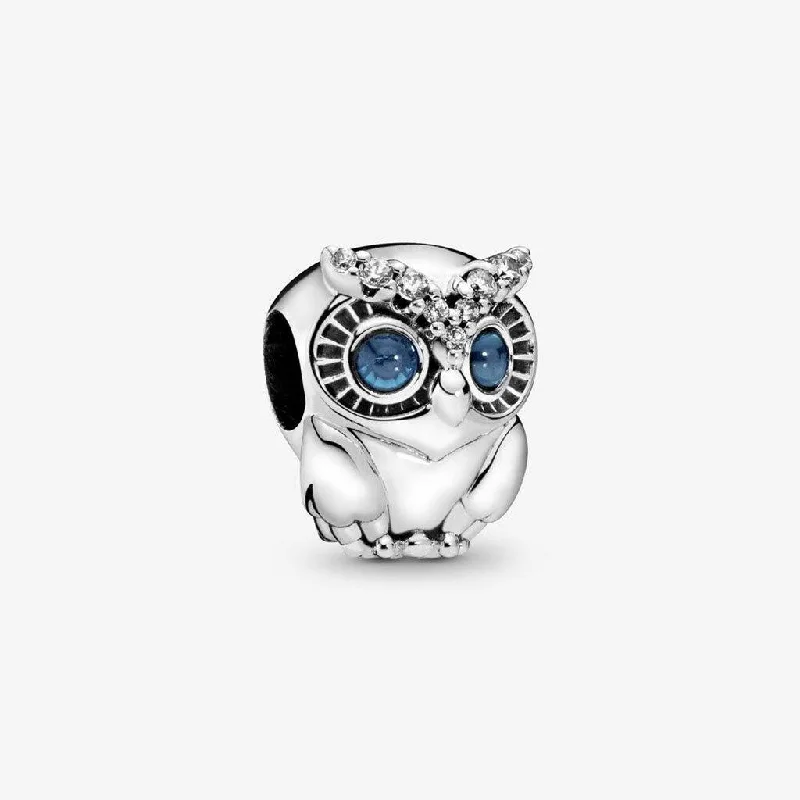 PANDORA : Sparkling Owl Charm