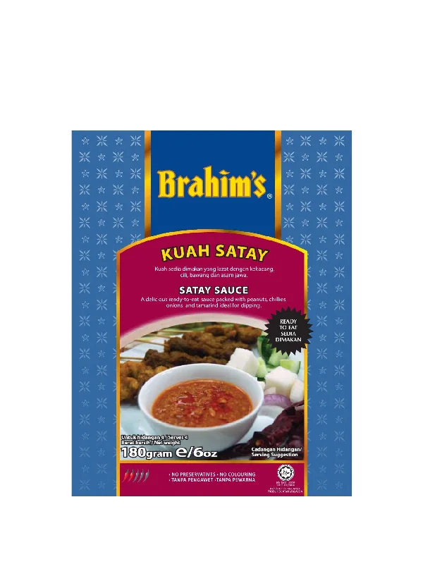 BRAHIMS KUAH SATAY 180GM