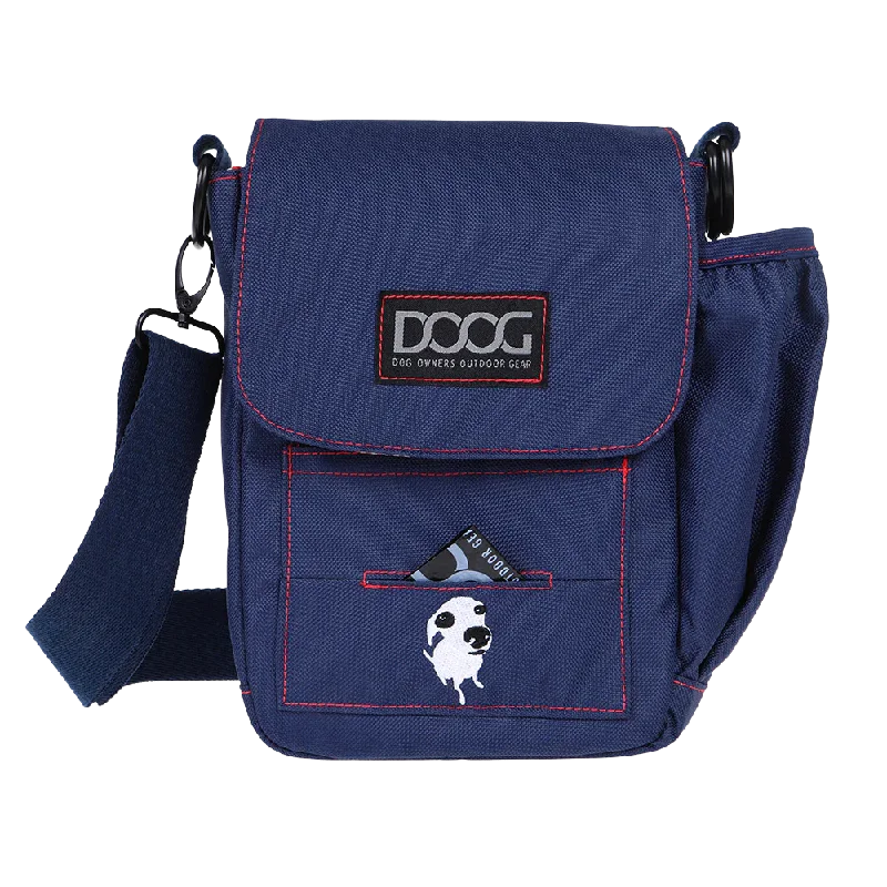 DOOG Shoulder Bag - Navy W/ Red