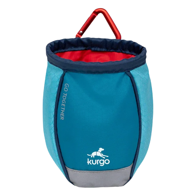 Kurgo Go Stuff It Treat Bag - Blue/Red