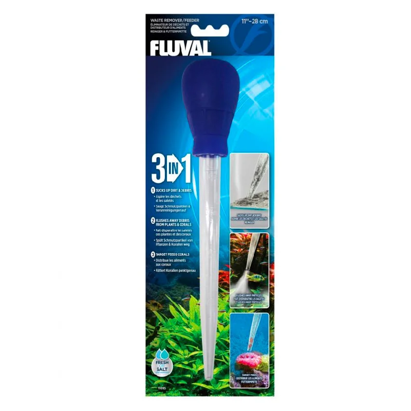 Fluval 3-in-1 Waste Remover/Feeder