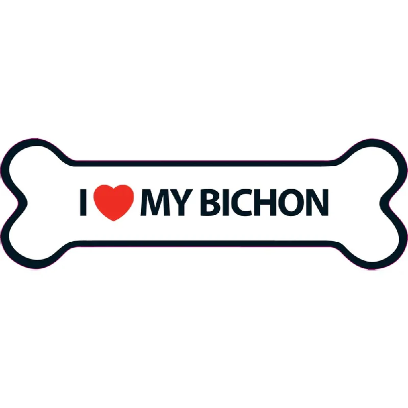 I Love My Bichon Magnet